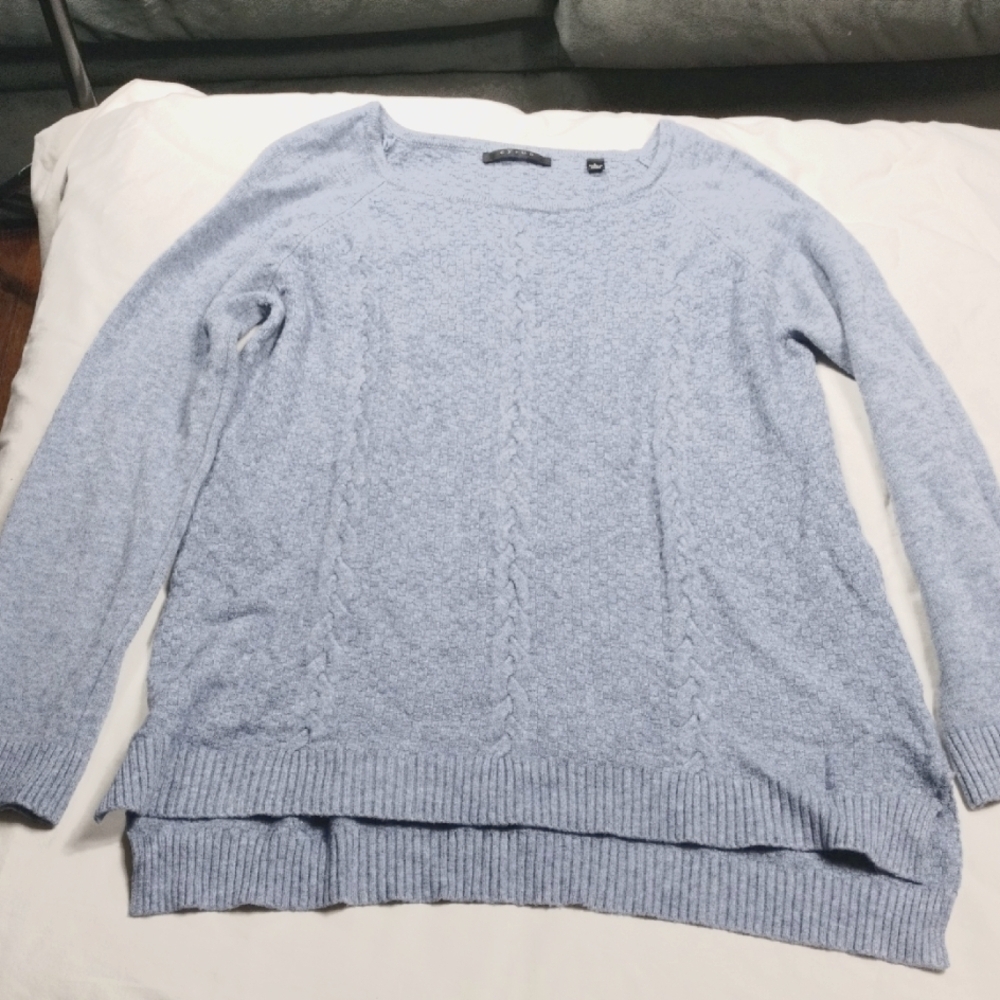 Cyrus Womens Cable Knit Sweater Size Large